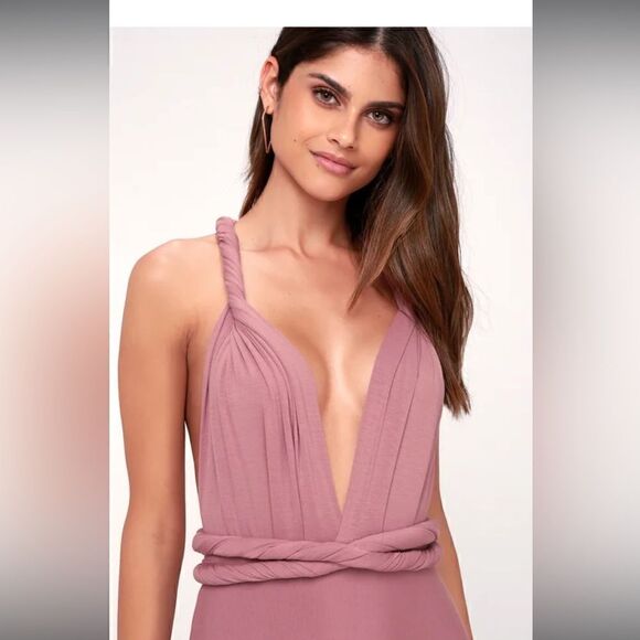 Lulu’s Tricks of the Trade Mauve Maxi Dress - Picture 7 of 16